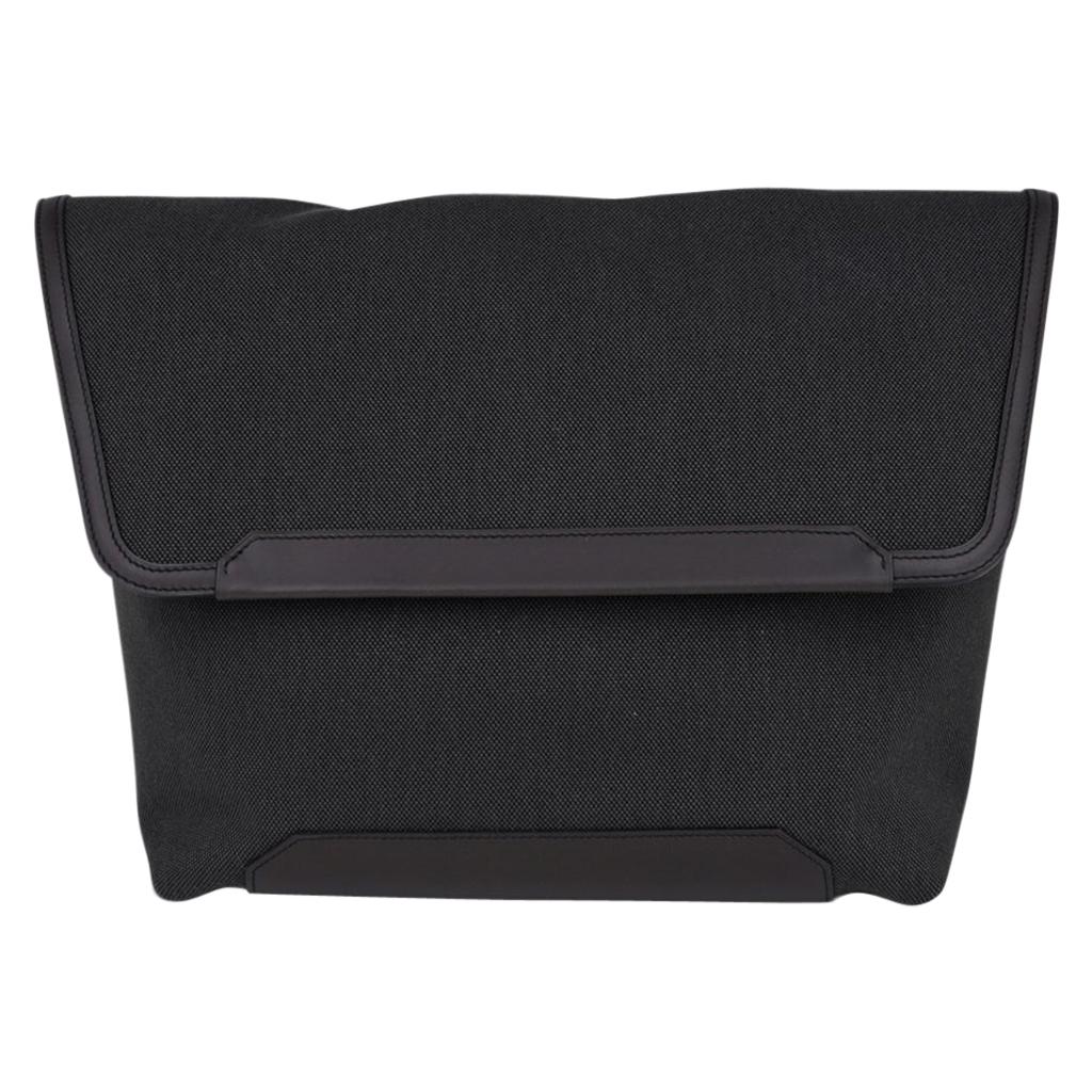 Hermes Alleretour Messenger 34 Bolso Hombre H Lona / Sombrero Piel Nuevo en venta