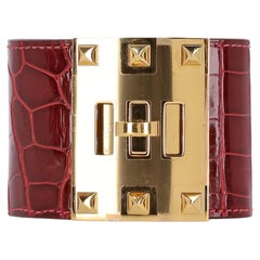 Bracciale estremo per cani in pelle di alligatore di Hermes