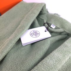 Hermès Aloes Terry cloth Yachting beach robe, short version