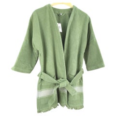 Hermès Aloes Terry cloth Yachting beach robe, short version