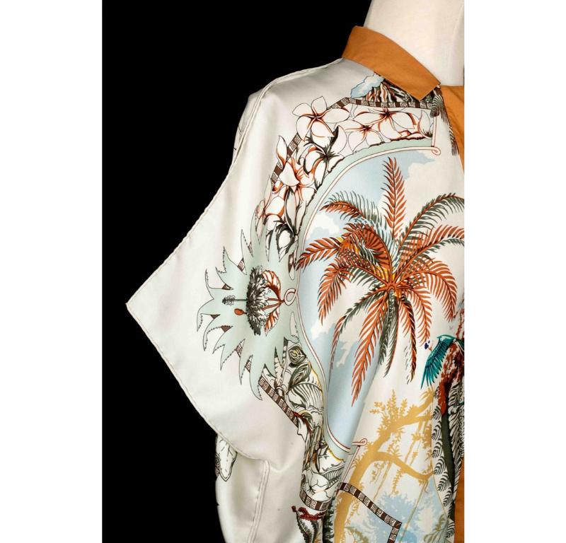 Hermès 'Aloha' Silk Blouse, 2000 3