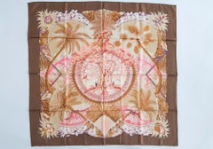 Hermès "Aloha" Silk Twill Carre Scarf