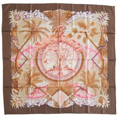 Hermès "Aloha" Silk Twill Carre Scarf