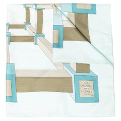 Hermes 'A.M Cassandre' Silk Scarf