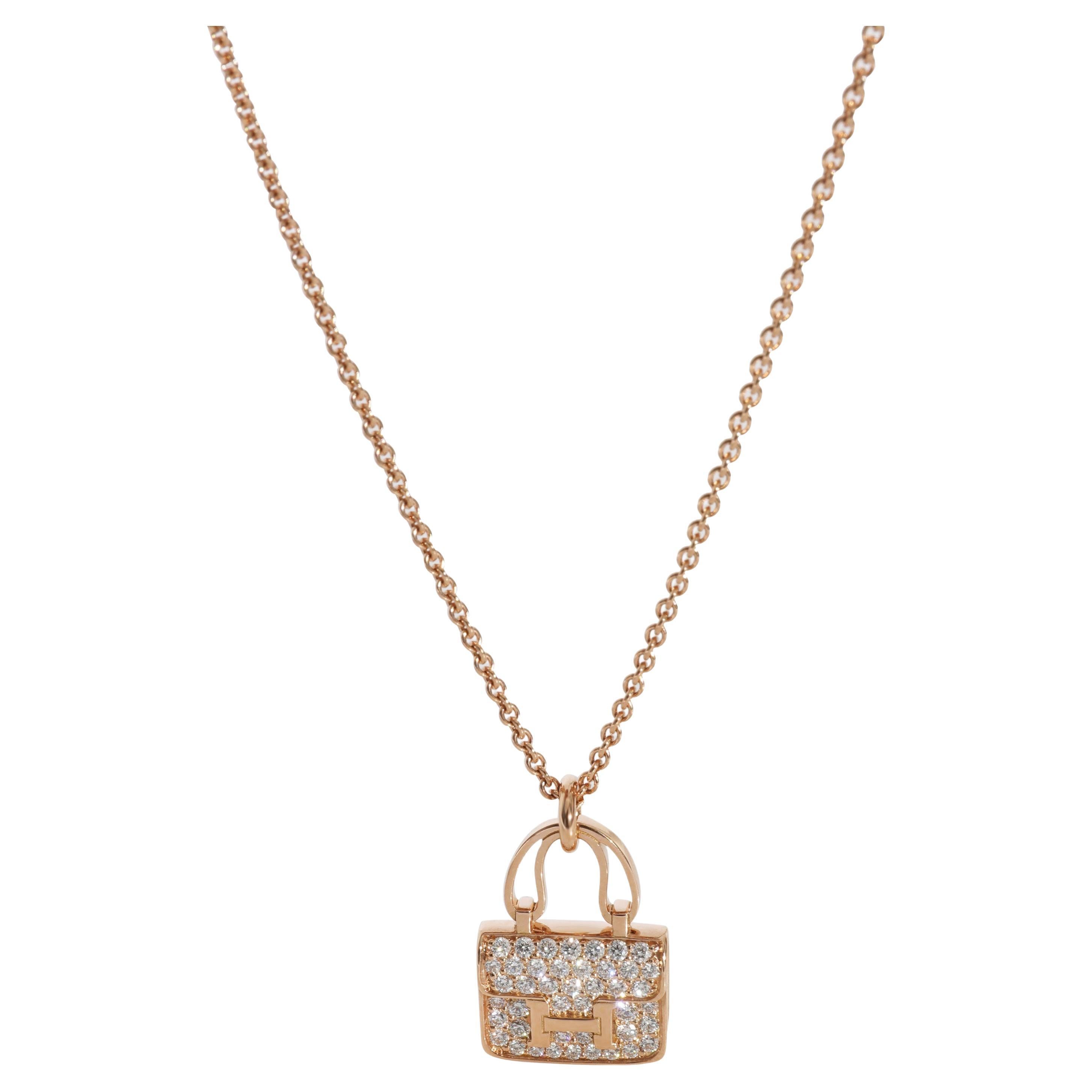 Louis Vuitton Blossom BB Diamond Pendant in 18K Rose Gold 0.2 CTW For ...