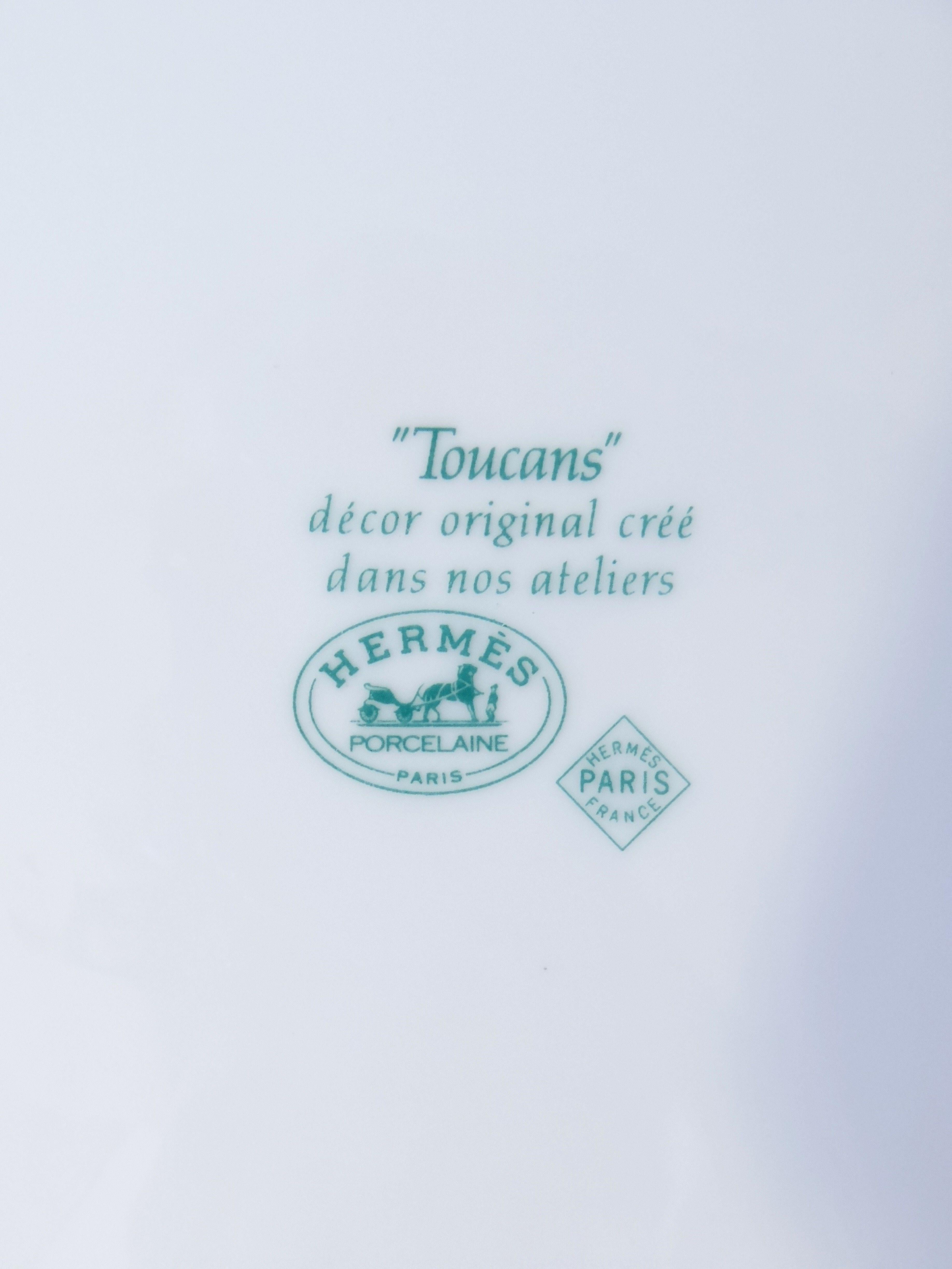 Hermès, an Important Part of Porcelain Tableware Model 