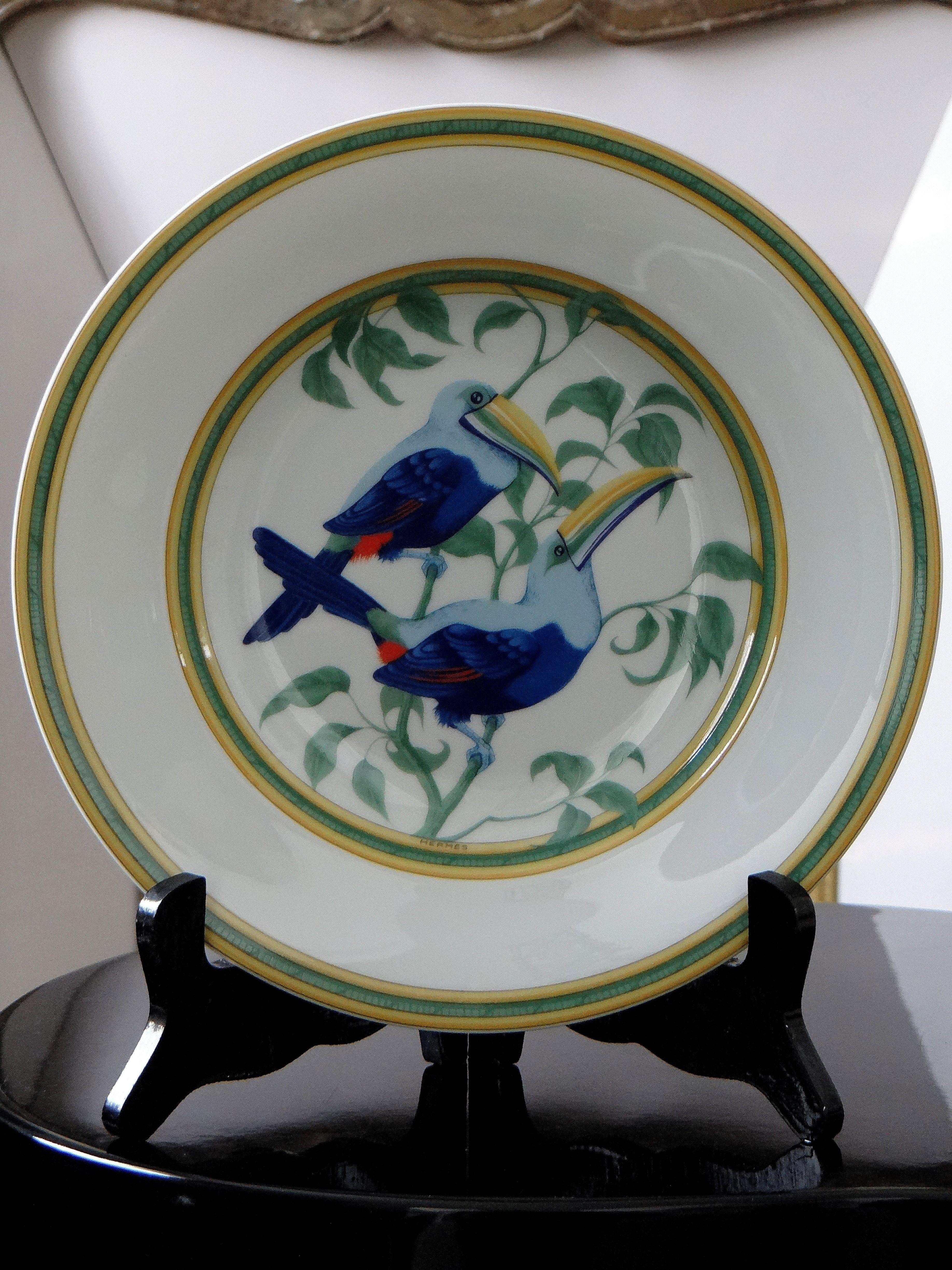 Late 20th Century Hermès, an Important Part of Porcelain Tableware Model 