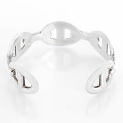 Hermes Anchene Chain D'Ancle Silver Bangle 925 Italy Used