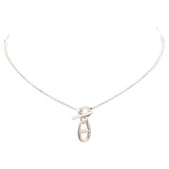Used Hermès Anchor Chain Necklace