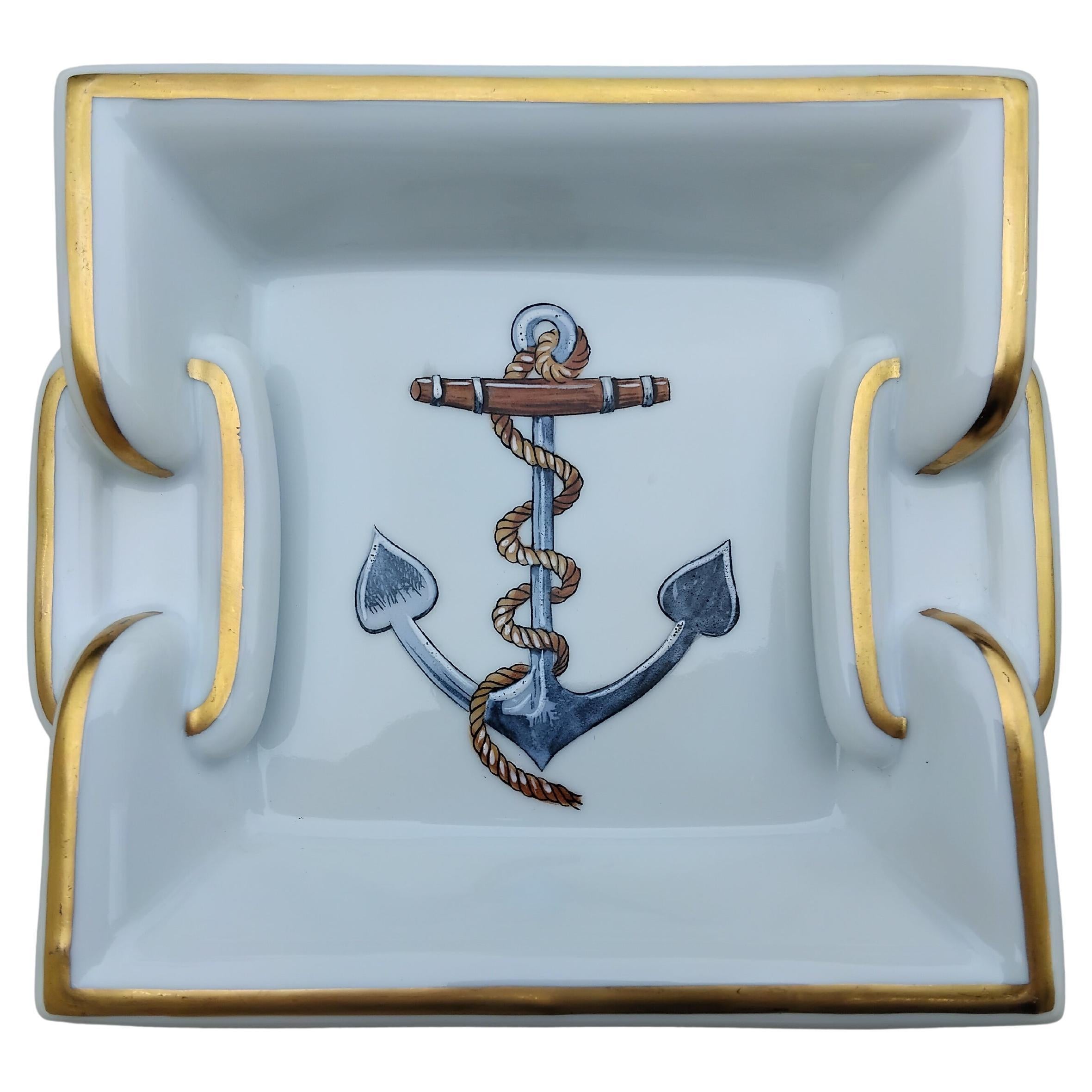 Hermès Anchor Chaine d'Ancre Vassoio a tema navy Portacenere per sigari in vendita 8