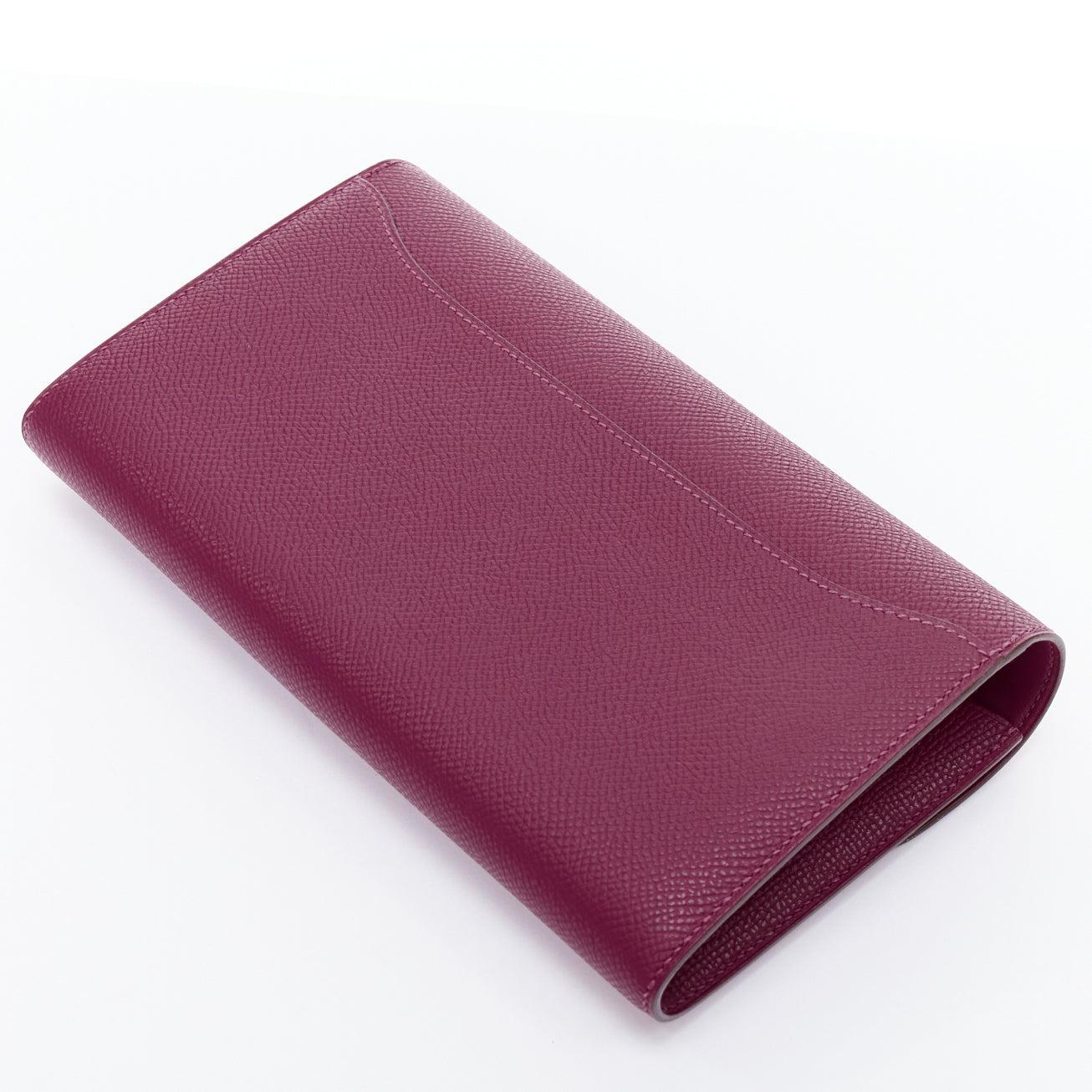 HERMES Anémone Epsom Constance palladium pochette portefeuille 2