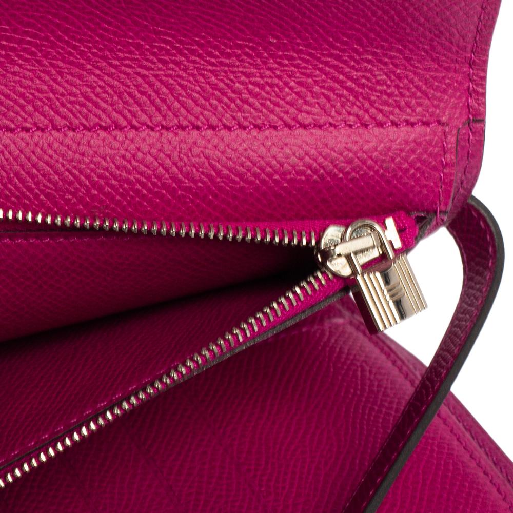 Women's Hermès Anemone Epsom Leather Kelly Classic Wallet