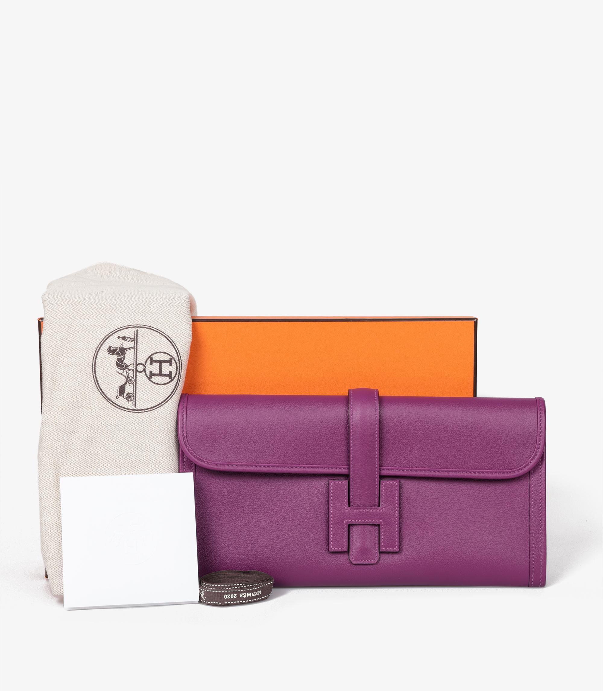 Hermès Anemone Evercolour Leather Jige Elan 29 5