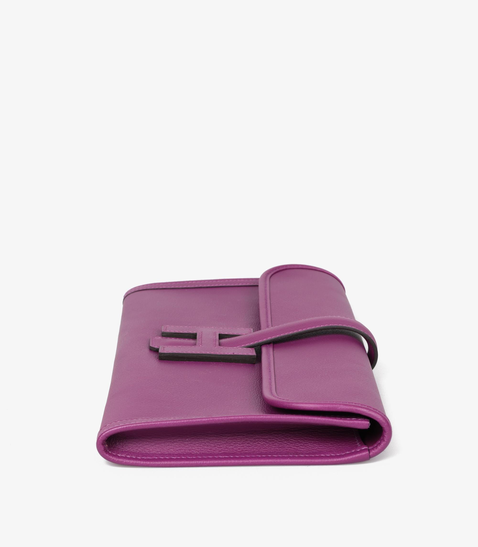 Hermès Anemone Evercolour Leather Jige Elan 29 In Excellent Condition In Bishop's Stortford, Hertfordshire