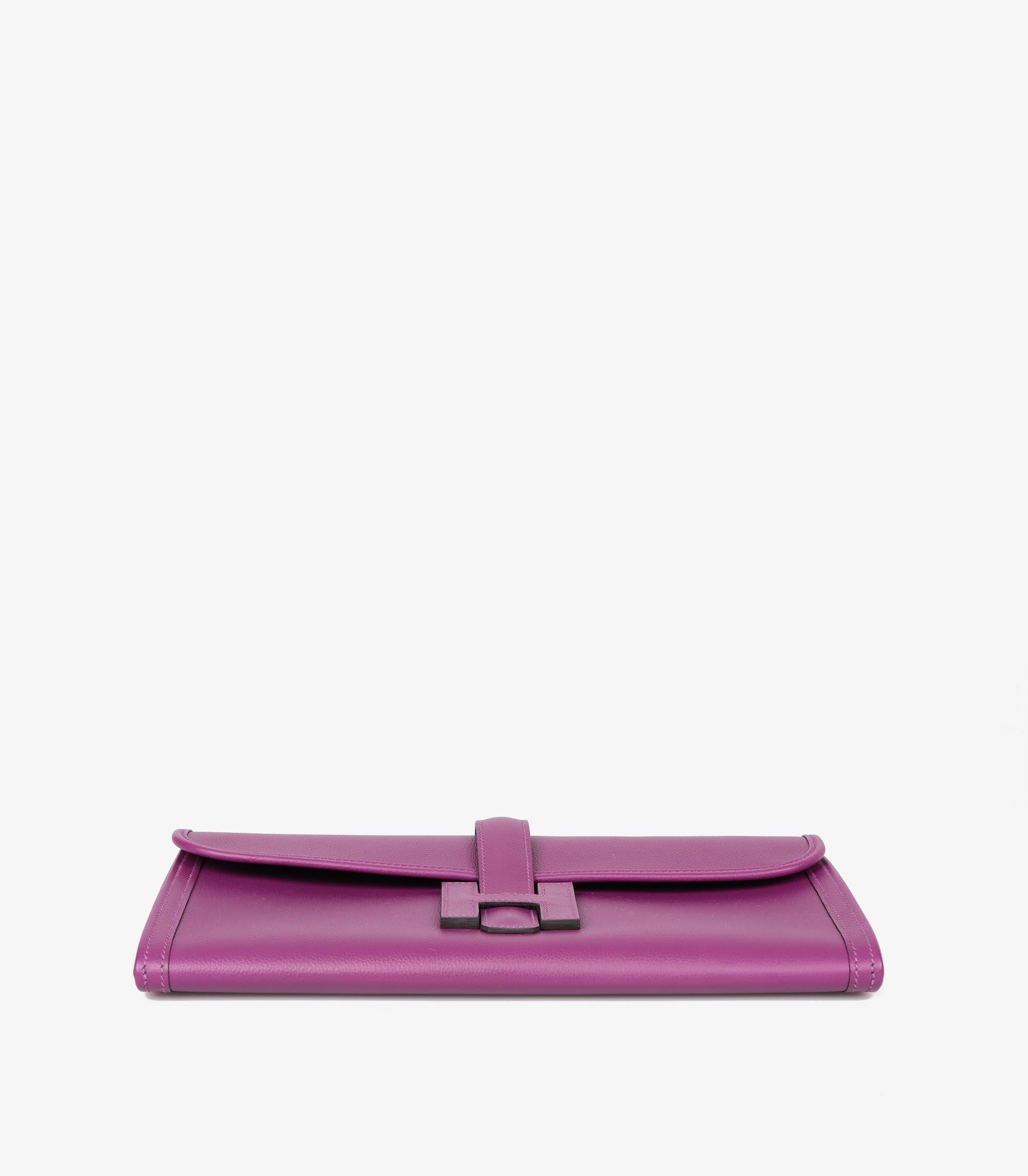 Women's or Men's Hermès Anemone Evercolour Leather Jige Elan 29