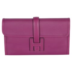 Hermès Anemone Swift Jige Duo Clutch