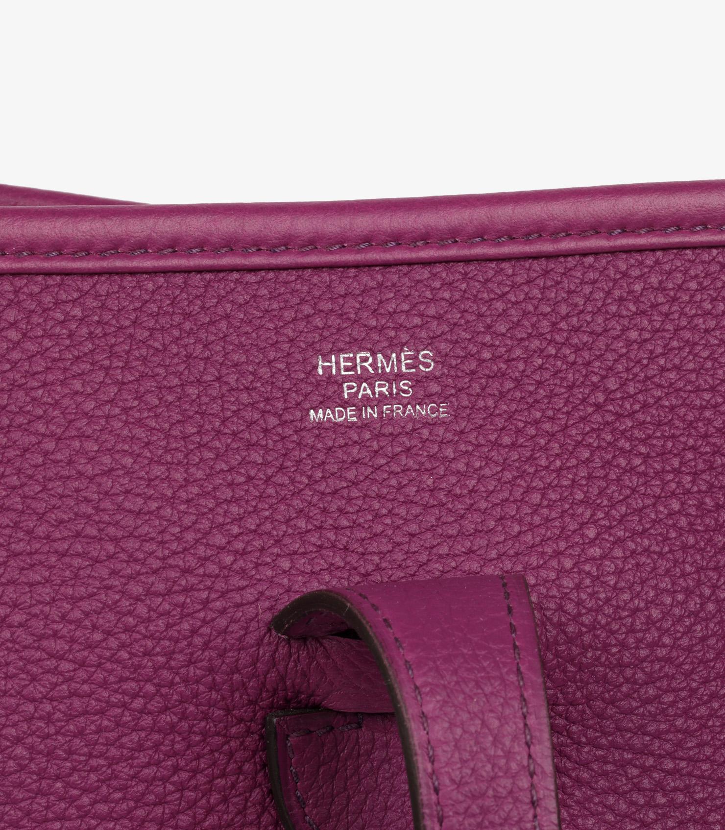 Hermès Anemone Togo Leather Evelyne 29 For Sale 3