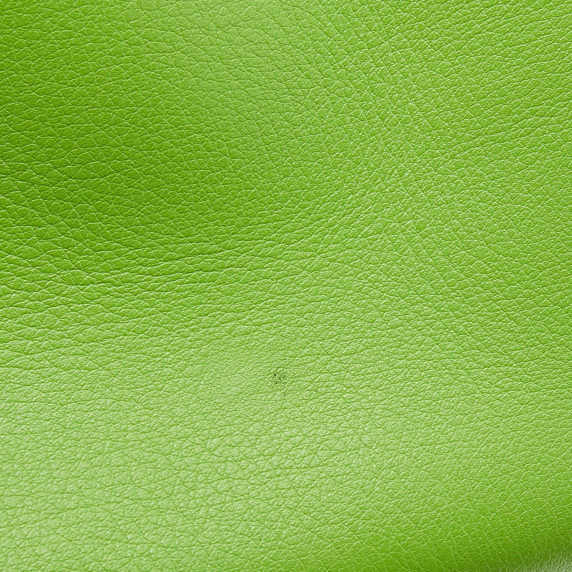 Hermes Anis Green Swift Leather Gold Hardware Kelly Retourne 28 Bag 9