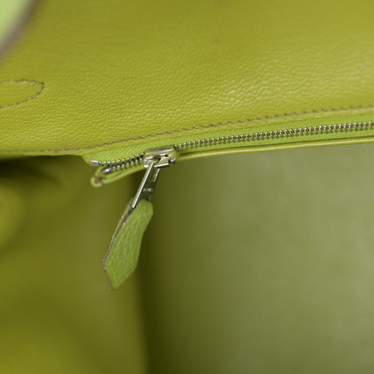 Hermès Anise Green Togo Leather Birkin 35cm with Palladium Hardware For ...