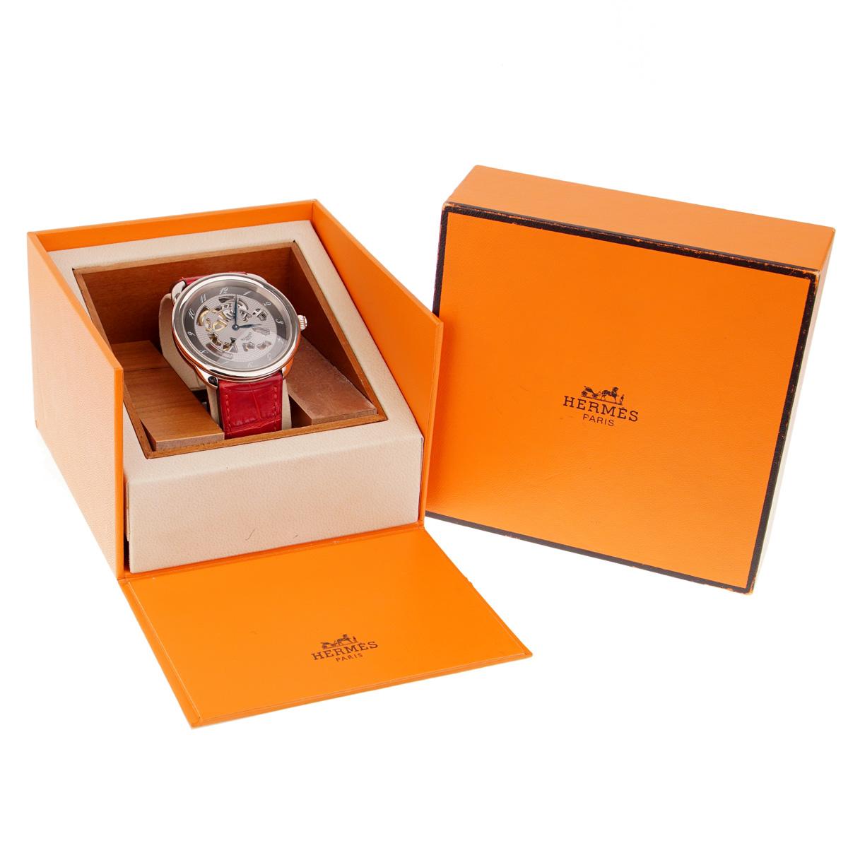 Hermes Anniversary Limited Edition Arceau White Gold Watch 2
