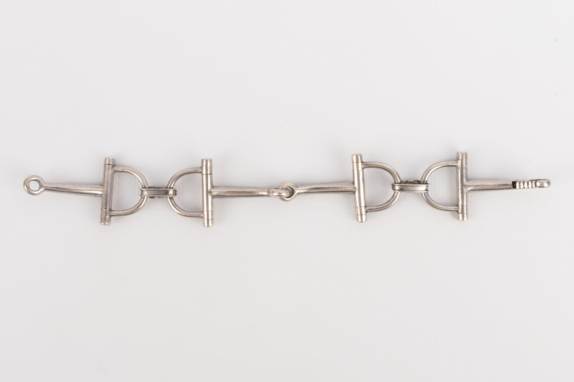 Hermès Antique Silver Bracelet For Sale 1