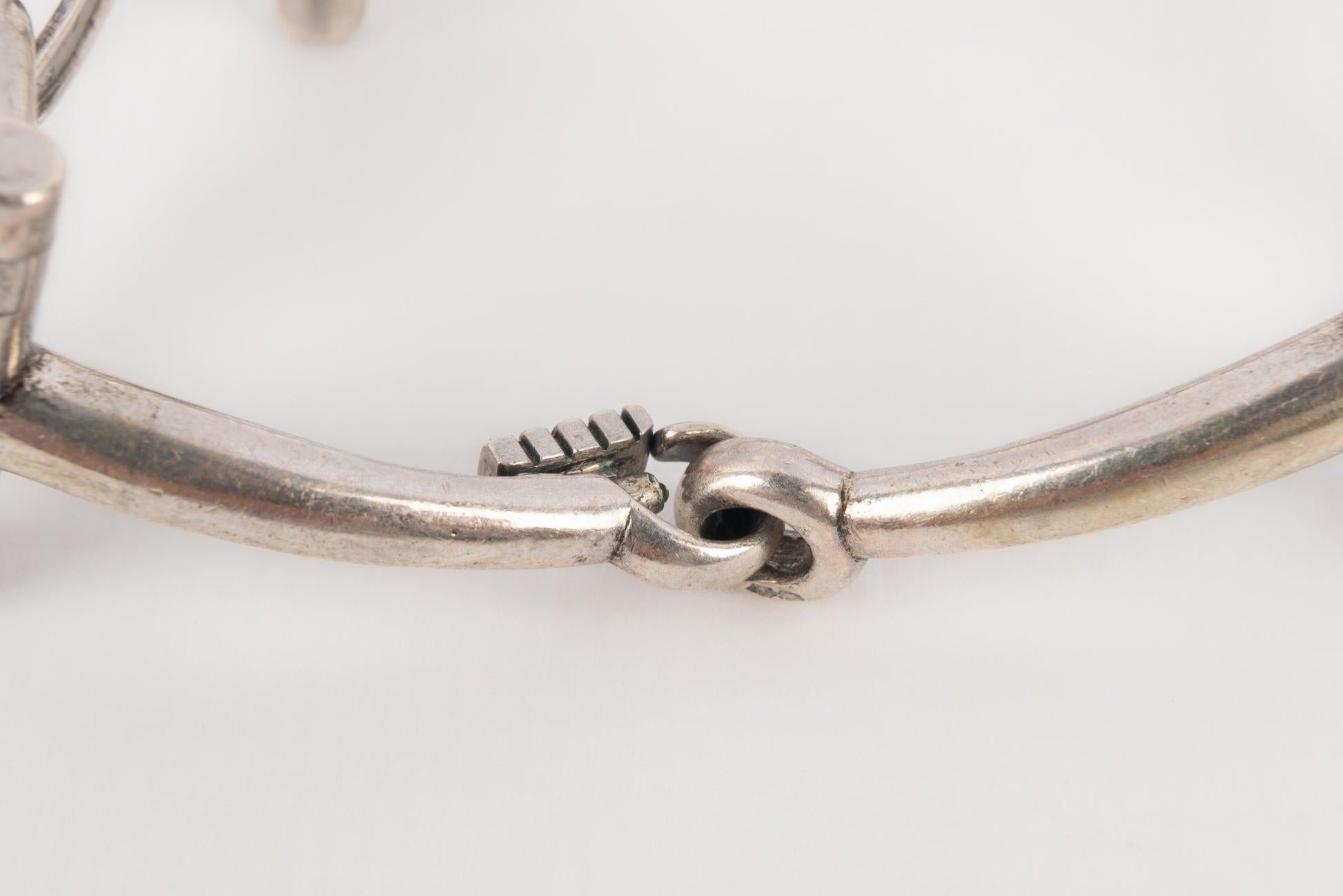 Hermès Antique Silver Bracelet For Sale 2