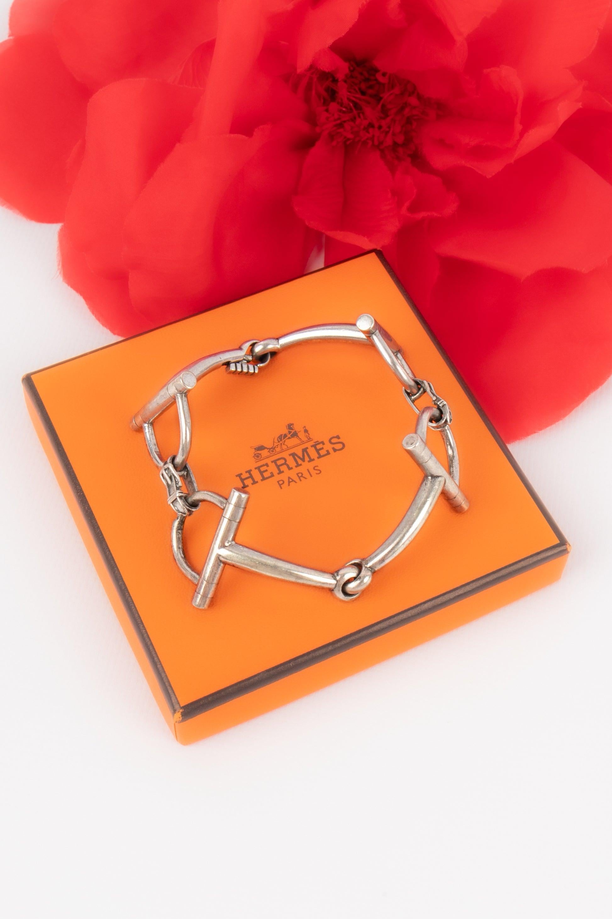 Hermès Antique Silver Bracelet For Sale 5