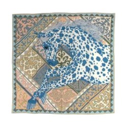 Hermes Appaloosa des Steppes Silk Scarf 90