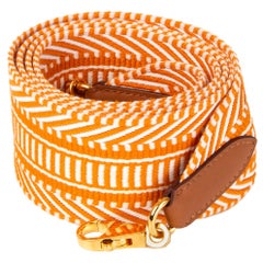 Hermes Multicolor Cavale Canvas and Swift Leather Gold Finished Sangle Bag  Strap at 1stDibs