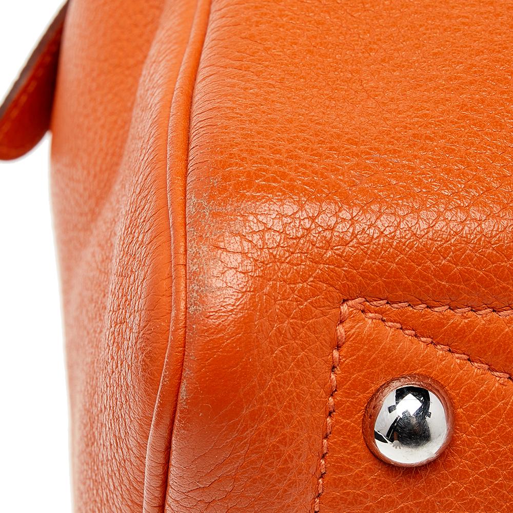 Hermes Apricot Togo Leather Victoria II Fourre Tout 35 Bag 5