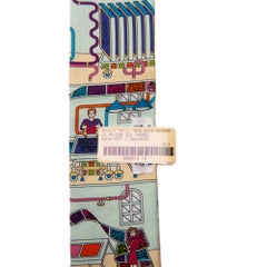 Hermès AQUA, VERT D EAU & ROSE LA MAISON DES CARRÉS SILK TWILLY