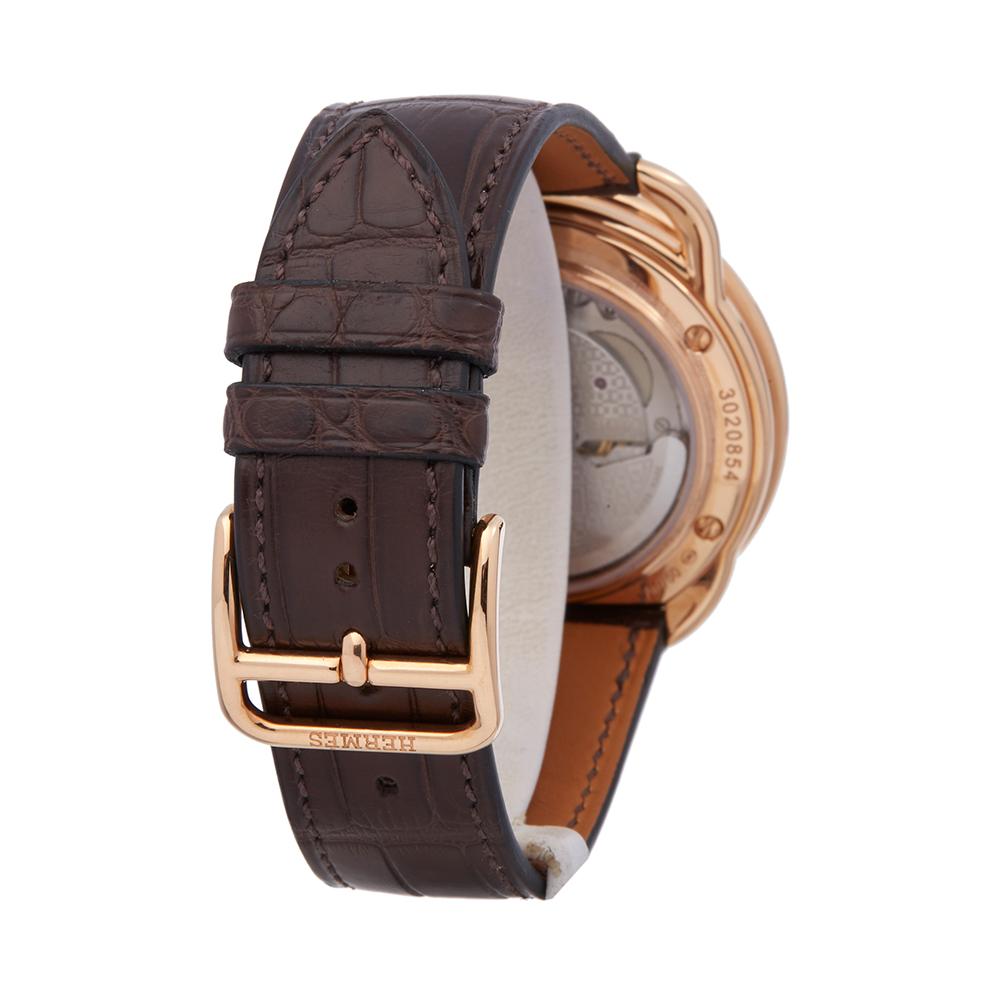 hermes watch rose gold