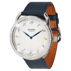 Montre unisexe Hermès Arceau AR5.730.212 en acier inoxydable