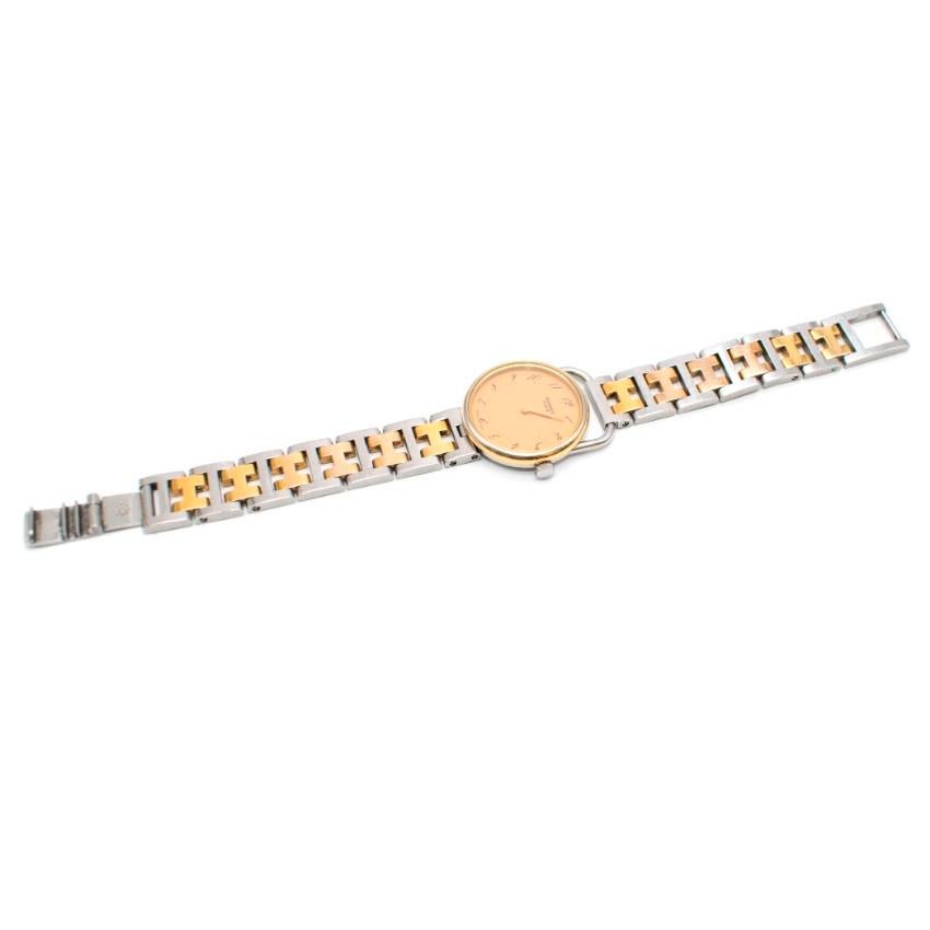 Hermes Arceau Gold-Plated Steel Two-Tone Watch 3