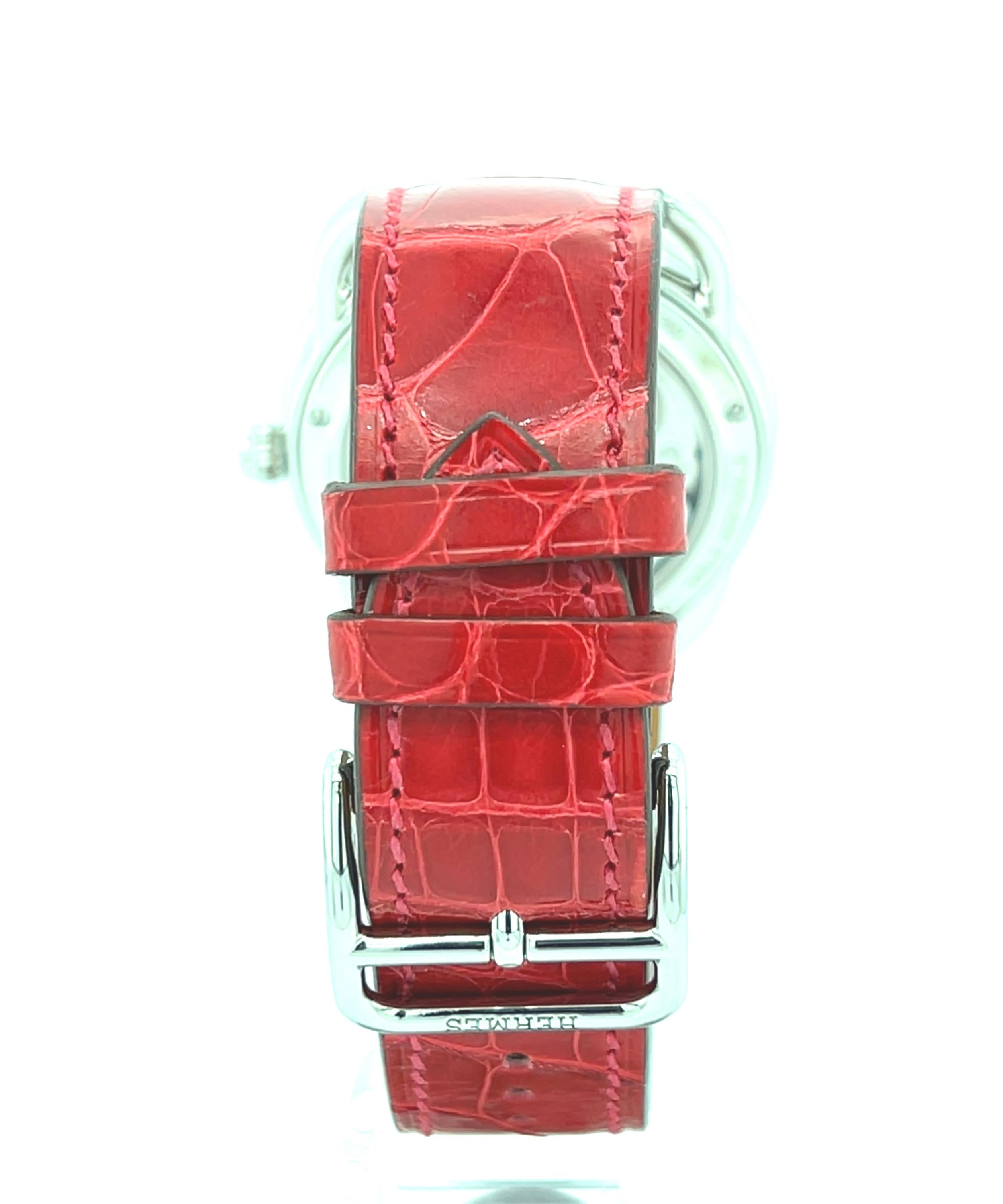 Moderno Orologio Hermes Arceau Petite Lune in vendita