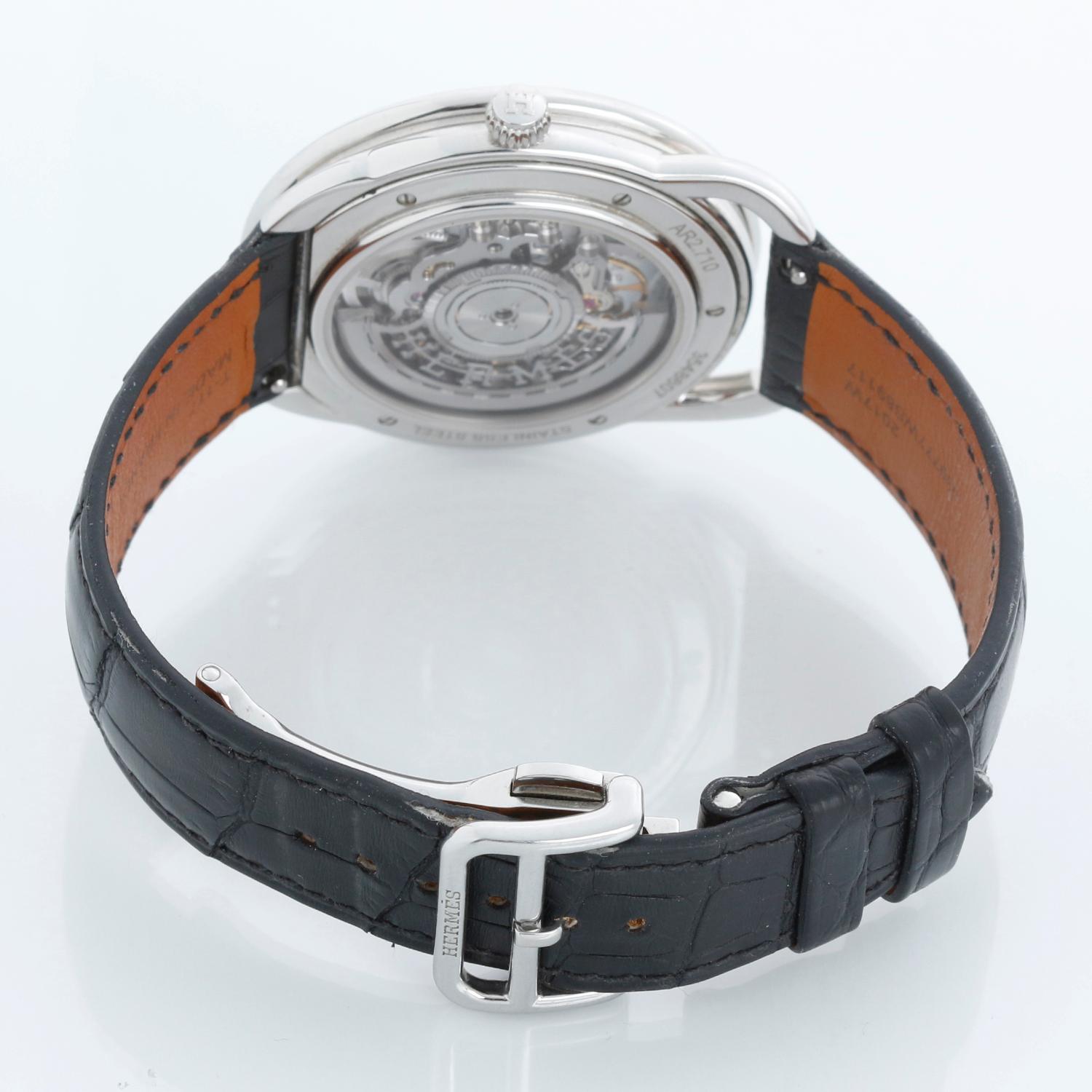 Men's Hermes Arceau Skerret Automatic 40mm Mens Watch  AR2.710 For Sale