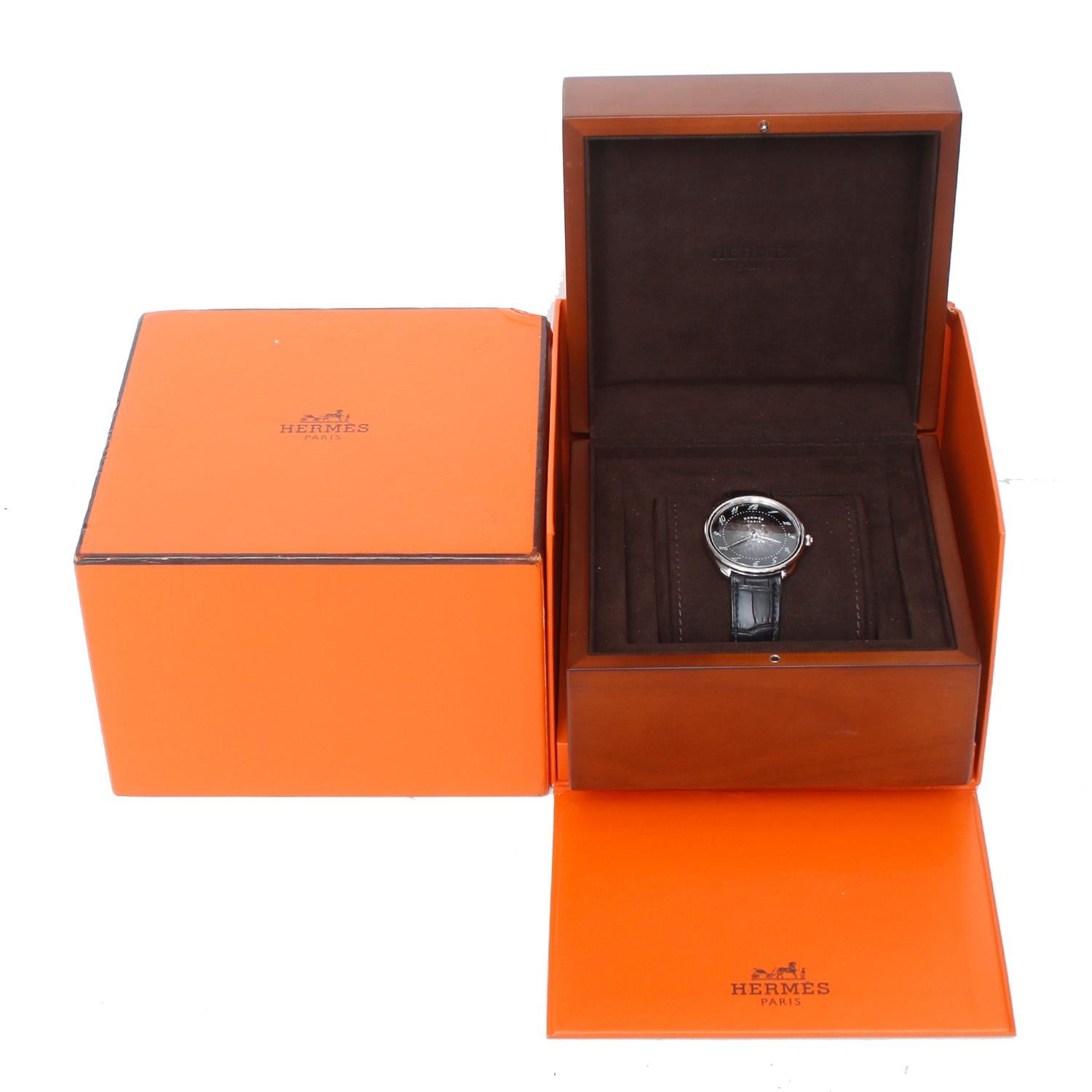 Hermes Arceau Skerret Automatic 40mm Mens Watch  AR2.710 For Sale 3