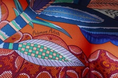 HERMÈS Ardmore Artists design "Flowers of South Africa" Sciarpa 100% seta, 2016