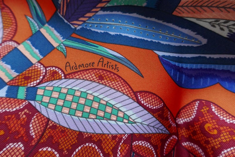 HERMÈS Ardmore Artists design “Flowers of South Africa” 100% Silk Scarf, 2016

 Authenticity Guaranteed made in France by Hermes and in stunning Vibrant Colour palette, offered here unused with all its tags, plump hand rolled edges the Hermes