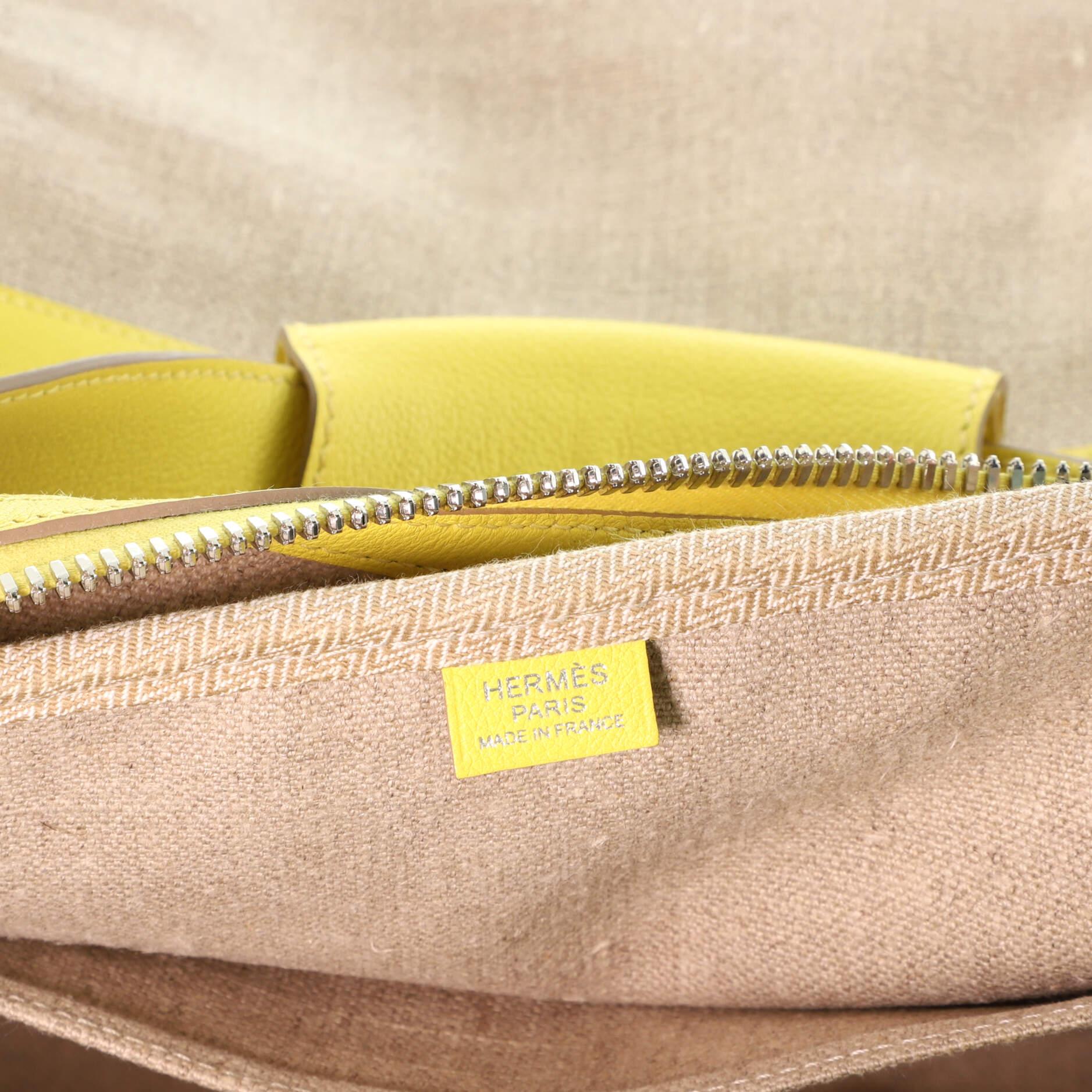 Hermes Arion Tote Canvas with Leather Large 1