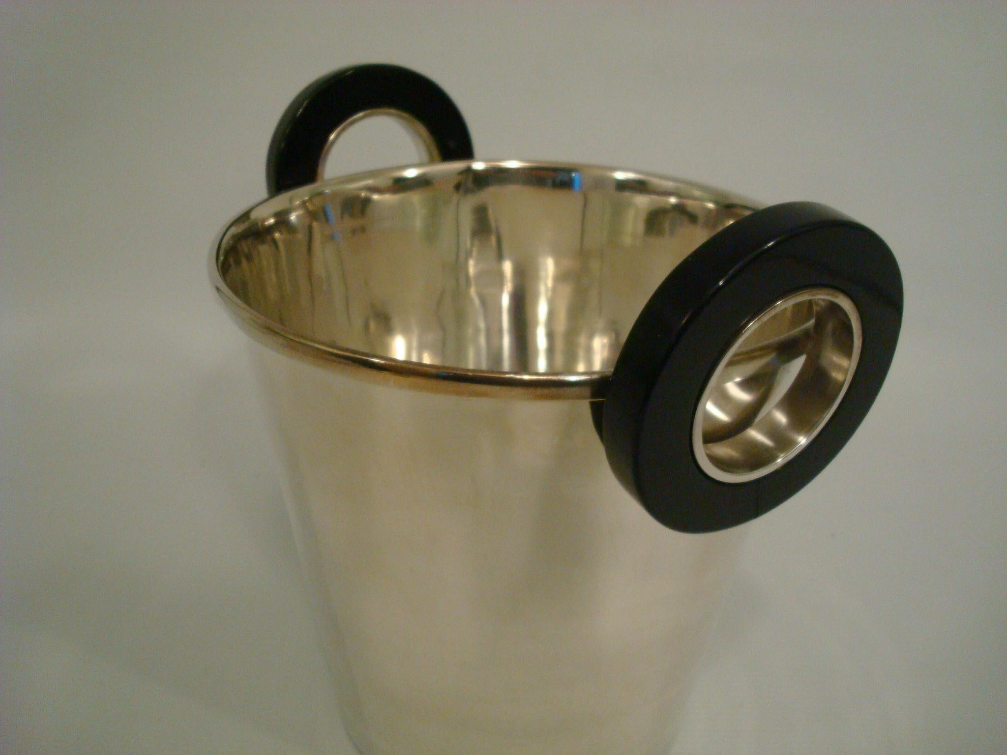 Hermes Art Deco / Vintage Champagne / Wine Bucket / Cooler In Good Condition In Buenos Aires, Olivos