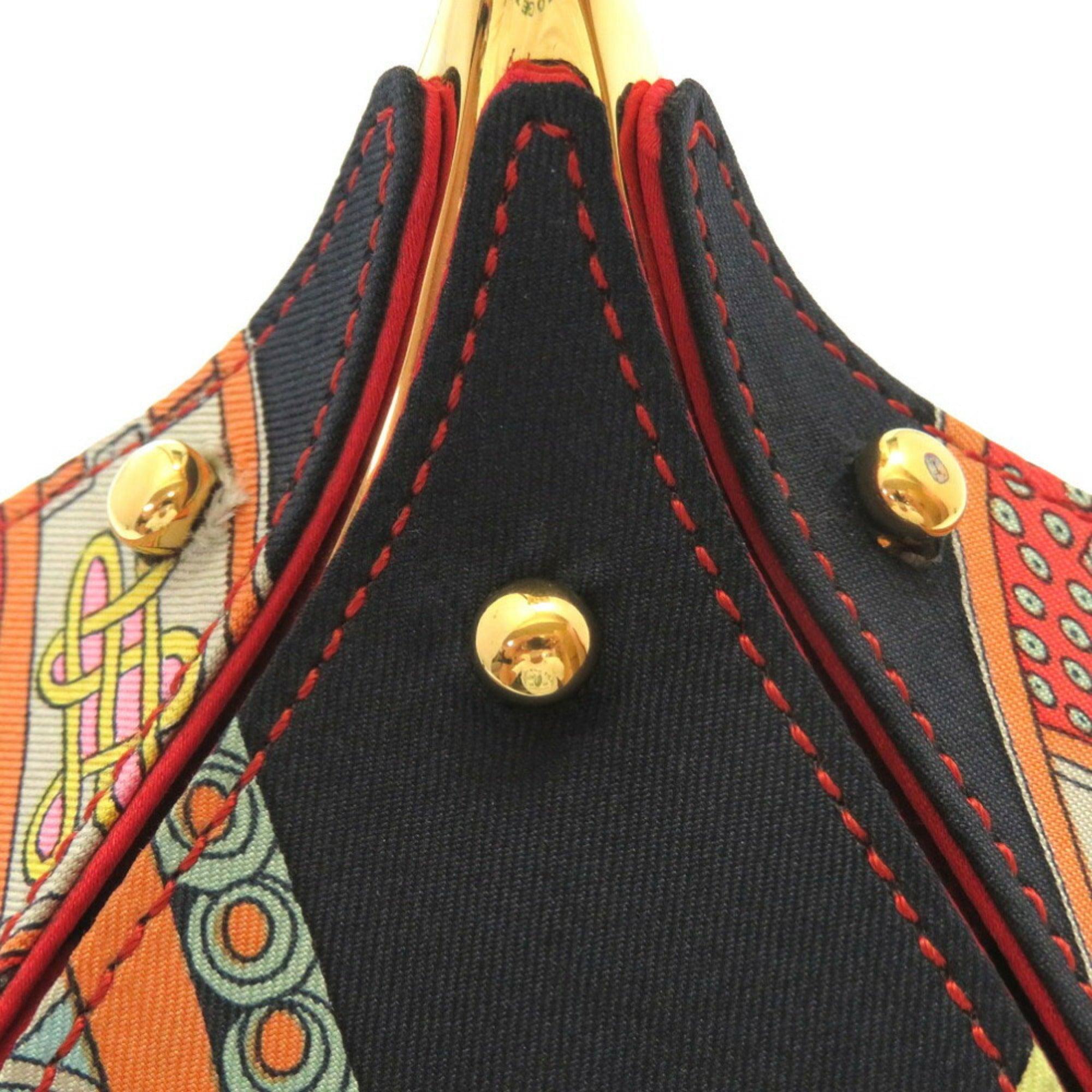 Hermes Art des Steppes Satin Red Shoulder Bag 0238 For Sale 3
