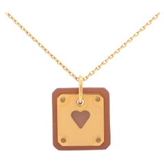 Hermès As de Coeur Pendant Necklace