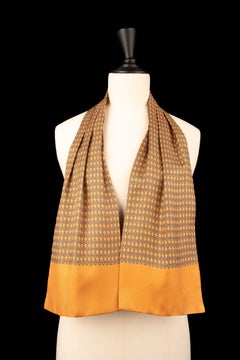 Hermes ascot tie by Jean-Louis Dumas 1980
