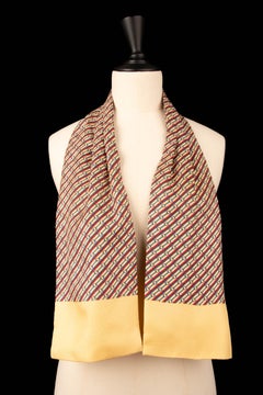 Hermes ascot tie by Jean-Louis Dumas 1980