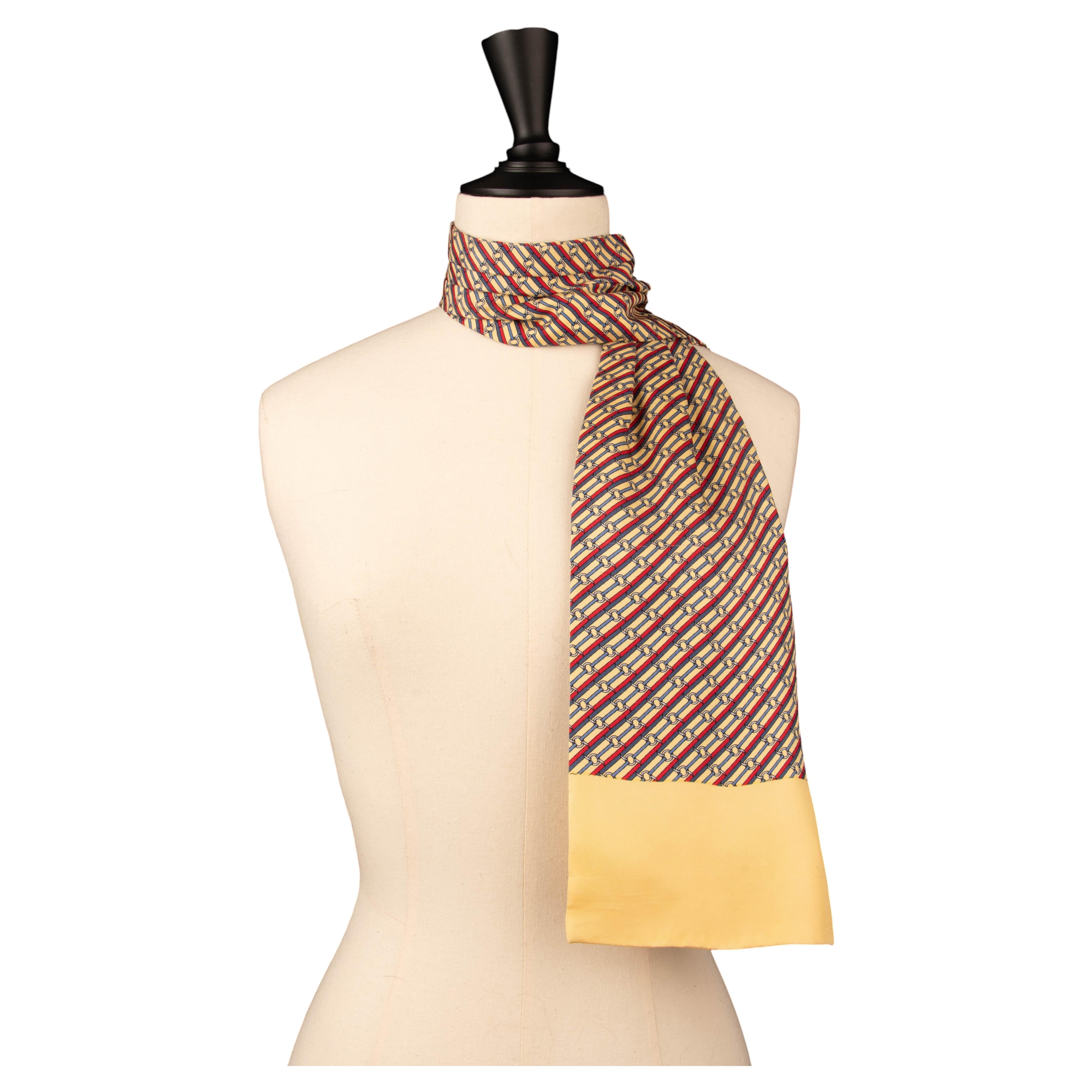 Hermes-Ascot-Krawatte von Jean Louis Dumas, 1980 im Angebot