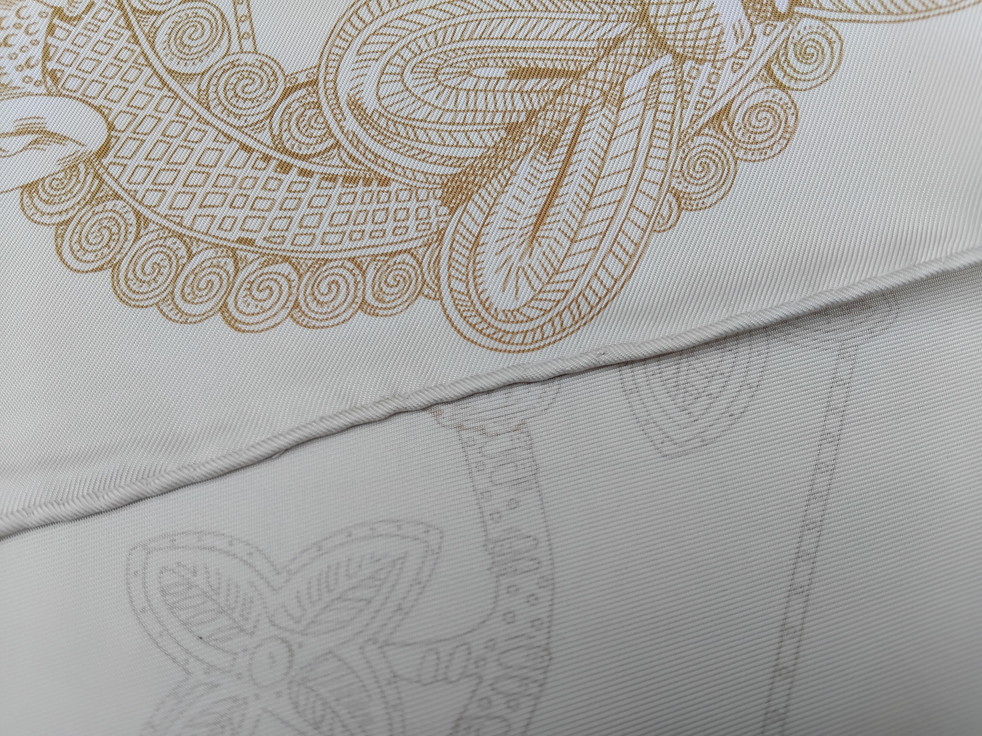 Hermès Ashanti Silk Scarf Annie Faivre 35' For Sale 5