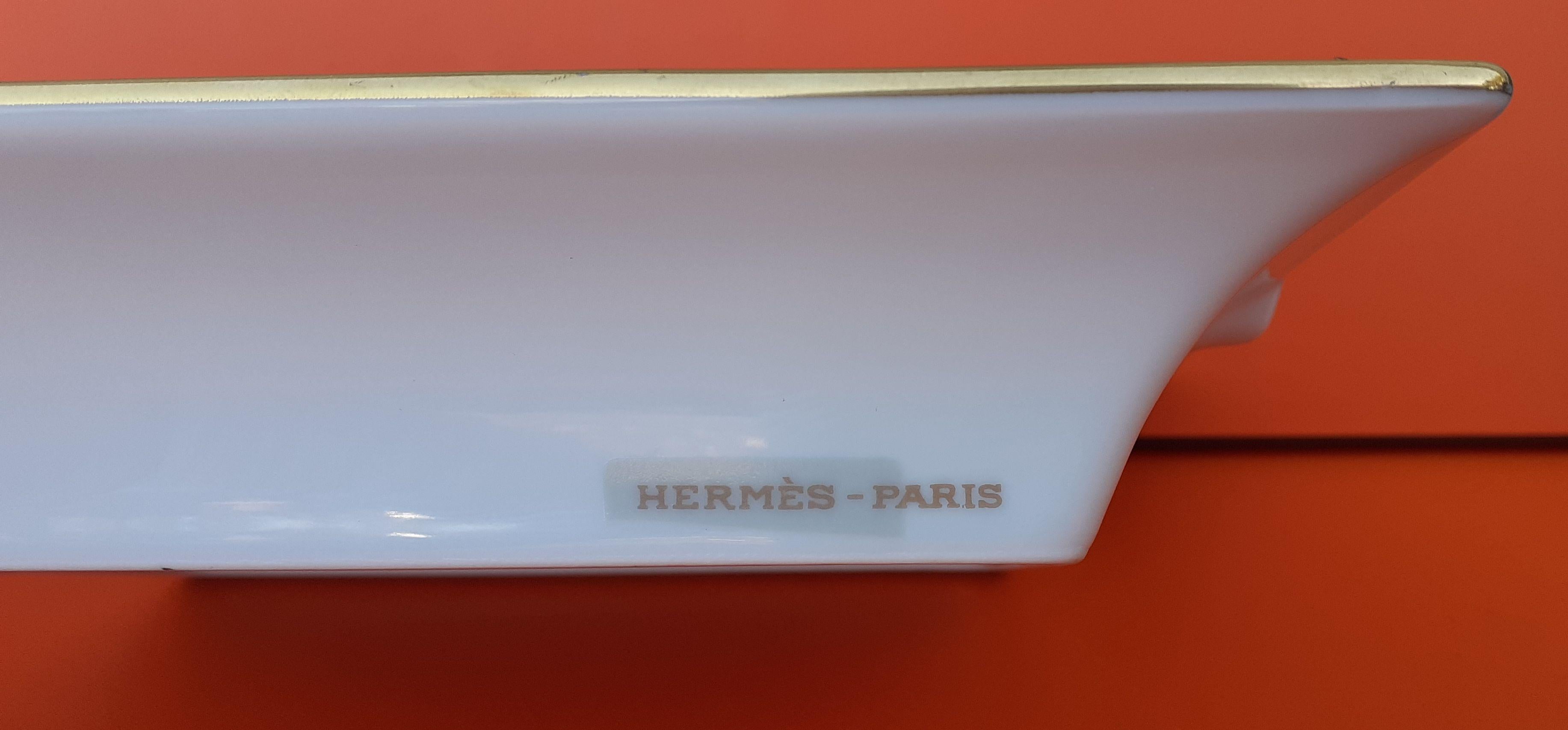 Hermès Aschenbecher ändern Tablett Chinesische Astrologie Jahr der Ratte In Porzellan im Angebot 5