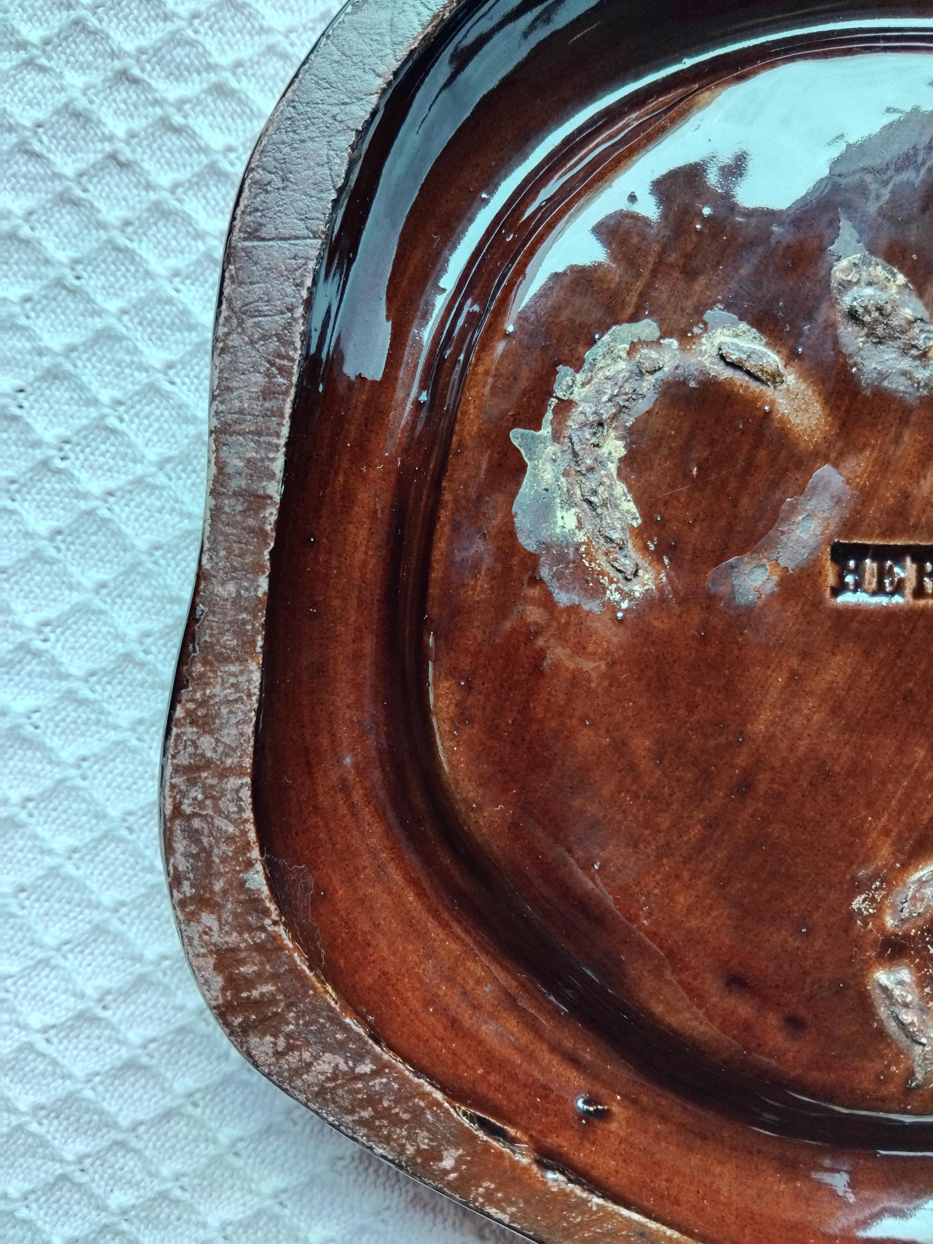 Hermès Aschenbecher Wechseltablett Sceau Pferdekopf in Vallauris Keramik im Angebot 6