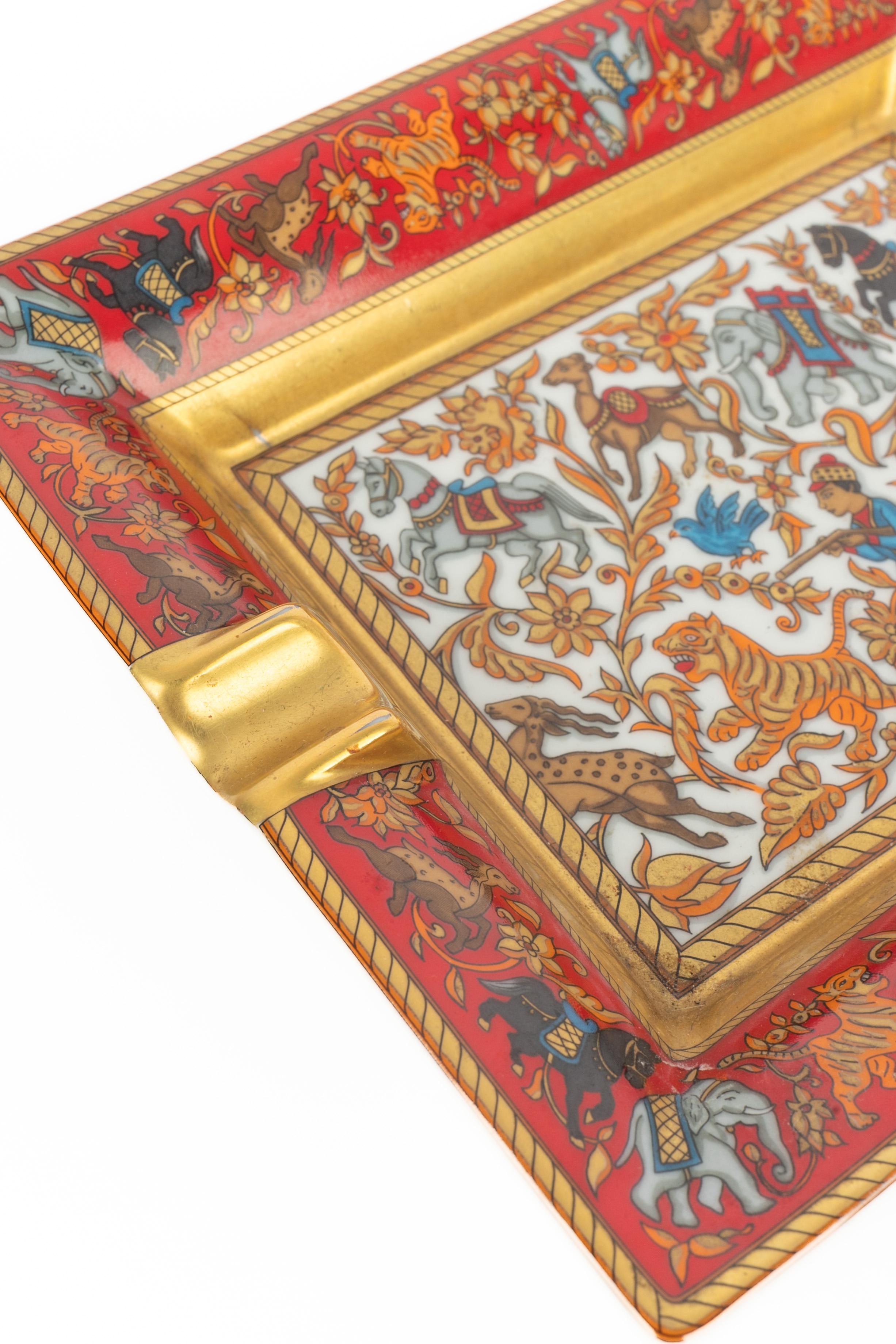 Hermès ashtray 'Hunting in India' en vente 1